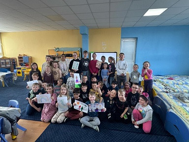 26.03.2025 Návšteva školákov zo ZŠ Sládkovičova, 3. trieda