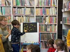 18. a 20.02.2025 Mestská knižnica: Cesta do Vesmíru, 3. trieda
